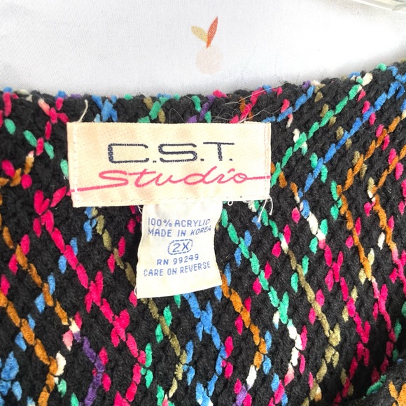 C.S.T Studios Vintage Sweater Plus Size 2X Women’s - Picture 2 of 4